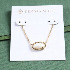 Kendra Scott Elisa Necklace Ivory Pearl Gold